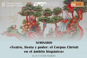 La UA dedica un seminario a El Corpus Christi como teatro, fiesta y poder