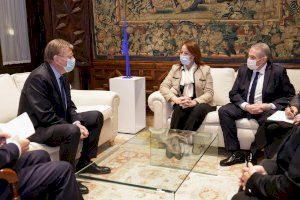 Ximo Puig ha recibido a la ministra de Medio Ambiente y al embajador de Argelia en España