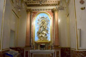Imagen de San José en la capilla de la Basílica de la Virgen de los Desamparados
