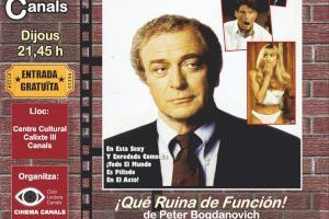 El Club de Lectura de Canals commemora el Dia Mundial del Teatre amb la pel·lícula “¡Qué ruina de función!”