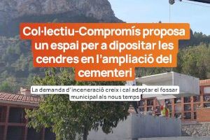 Col·lectiu-Compromís proposa un espai per a dipositar les cendres en l’ampliació del cementeri