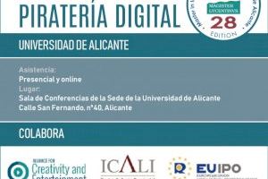 La Universitat d'Alacant organitza la segona edició de les Jornades Internacionals de Pirateria Digital