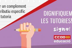 La FECCOOPV posa en marxa una campanya per exigir la dignificació de les tutories