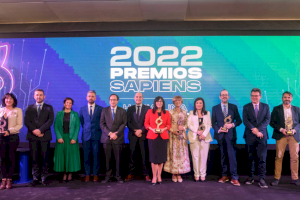 El COIICV reconoce la labor Premios Sapiens de los profesionales, empresas y administraciones públicas que sobresalen en el uso de las TIC