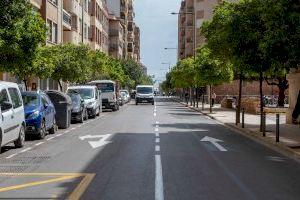 El carrer Rafalafena de Castelló es converteix en una via de doble sentit per a pal·liar el tancament de Lledó