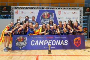 Las cadetes del basket valenciano revalidan su título de campeonas de España