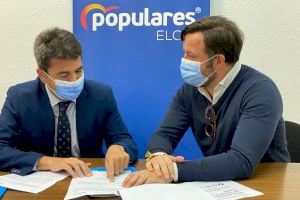 Mazón y Ruz se reúnen en Elche para trabajar en proyectos de futuro