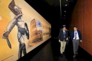 Barcala destaca “el valor pedagógico y el espectáculo visual” de la exposición “Gladiadores” que se exhibe en el Marq