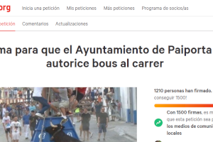 Más de 1.200 firmas en 24 horas contra los “bous al carrer” en Paiporta