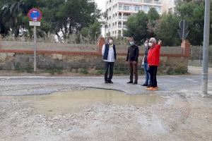 Compromís critica el retraso injustificado del paso peatonal entre el PAU5 con la avenida de Niza de Playa de San Juan