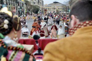 València es vist de Falles aquest dissabte per al lliurament de premis de les falles grans