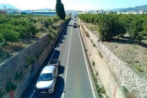 La Diputació de València acomete la mejora de la seguridad vial en la carretera de Bellreguard a la playa