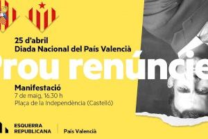 Esquerra Republicana del País Valencià crida a participar en la manifestació de Castelló sota el lema “Prou renúncies”