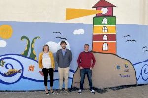 Un mural para promover los Objetivos de Desarrollo Sostenible (ODS) en la escuela Ausiàs March de Els Poblets