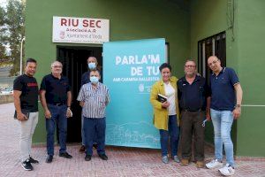 Ballester atiende las peticiones de la Asociación Riu Sec un una nueva jornada de ‘Parla’m de tu’