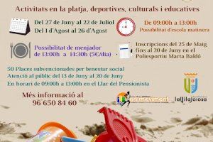 Deportes y Servicios Sociales abren la inscripción para la escuela multideportiva de verano en la Vila Joiosa