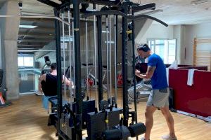 Nueva máquina polivalente de musculación en el CADES de Segorbe