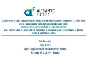 Alicante Futura analiza en su Govtech Academy la compra pública como catalizador de ecosistemas de gobernanza