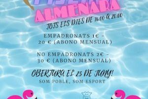 La Piscina Municipal de Almenara abrirá sus puertas el 25 de junio