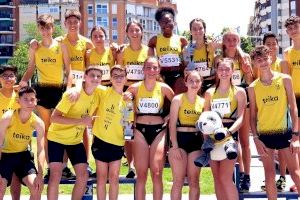 Segunda plaza para los chicos del  CA Safor Teika y cuarta para las chicas  en el Campeonato Provincial Cadete