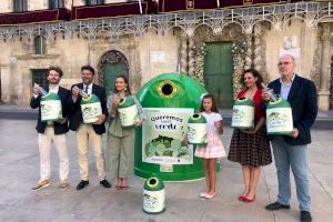 Alicante y Ecovidrio despliegan un dispositivo especial para aumentar el reciclado de vidrio en racós y barracas