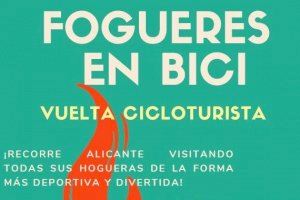 El Ayuntamiento y STV invitan recorrer las Hogueras en Bicicleta el domingo junto con la Policía Local de Alicante