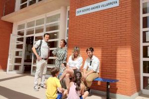 Castelló destina nous bancs i papereres de taps reciclats en 20 centres escolars