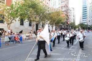 La música de la Entrada de Bandas, inicio de les Fogueres 2022