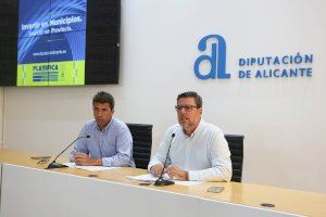 La Diputación de Alicante aumenta el presupuesto de Planifica hasta 81 millones de euros para afrontar las subidas de precios