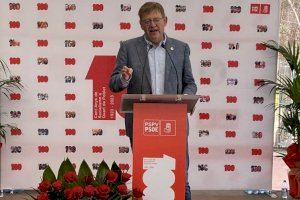 Puig: “El proyecto socialista está en marcha y avanza cada día por mejorar la vida de los valencianos”