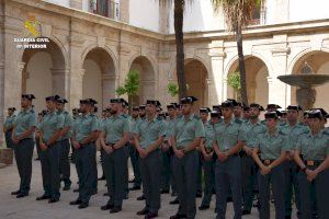 La Guardia Civil de Valencia se refuerza con 86 nuevos efectivos para la Operación Verano 2022