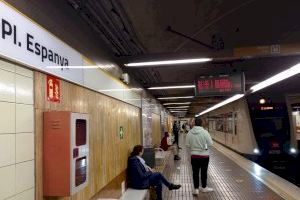 La Generalitat refuerza el servicio nocturno de Metrovalencia el día 10 por la Gran Fira de València