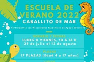 Abierto el plazo de presentación de solicitudes para participar en la Escuela de Verano "Caballito de mar"