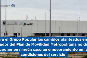 El PP pide al alcalde información sobre la posible eliminación de la Estación de Crevillent