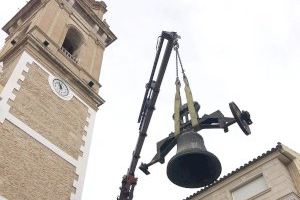 Las campanas de la parroquia de Nuestra Señora de los Ángeles de Albal volverán a sonar después de cinco meses tras su restauración