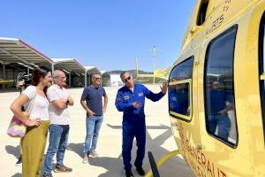 Transición Ecológica incorpora un helicóptero y un equipo dron a las tareas de prevención de incendios