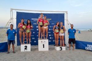 Redin - Vives y Bonet – Mesquida, campeones del Circuito ‘Vichy Catalan’ Mediterranean Beach Volley disputado en Castellón