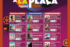 ‘Cinema a la plaça’ vuelve a amenizar los fines de semana de agosto en Torrent