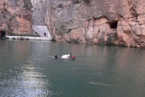 Investigan si el ahogado en Chulilla se despeñó desde una altura de 80 metros