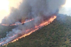 Los incendios de la Vall d’Ebo y de Bejís queman más hectáreas en cinco días que en una década en la Comunitat Valenciana