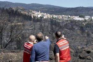 Comienza el retorno de los evacuados por el incendio del Alto Palancia