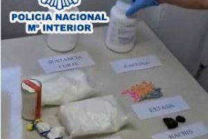 Dos detenidos por tráfico de drogas con más de 2.000 gramos de "speed" en Alicante