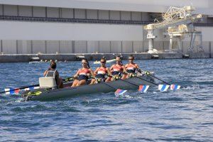 El remo autonómico exhibe fuerza en la Liga Nacional de Remo de Mar celebrada en Alicante