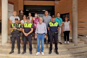 Minut de silenci a Albal per la mort del Policia Local de Calp