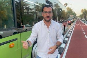 Guilabert (PP): “Mientras que el parque automovilístico en Elche no deja de aumentar, el PSOE elimina carriles y aparcamientos”