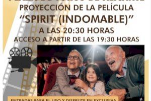 La jornada de cine para mayores y nietos se celebrará el próximo viernes 30 de septiembre en Alicante