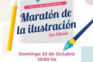 La Falla Blanquerias en beneficio de Casa Caridad Valencia, organiza en el MuVIM la “III Maratón de la Ilustración”