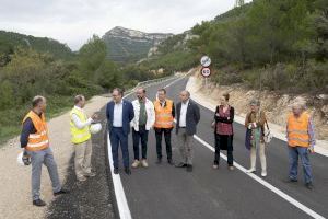 José Martí destaca la millora de les carreteres de la Pobla de Benifassà i Rossell com un pas més en la lluita contra la despoblació