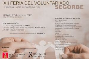 La XII Feria del Voluntariado de Segorbe dará voz a las asociaciones sociales