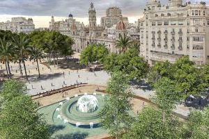 Així serà la nova plaça de l'Ajuntament de València
